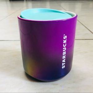 NWT 21’ Starbucks Purple Ombre Oil Slick Drip Mini